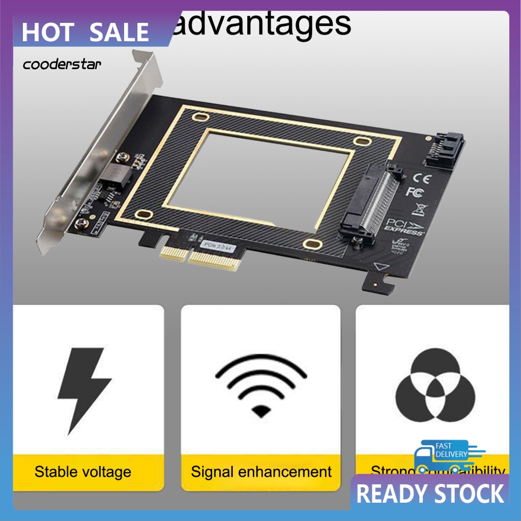 Thẻ Mở Rộng PCIE Sang U.2 Express PCI-E X16 U.2 SFF8639 Chống Mòn Cho 2.5 Inch NVME SSD
