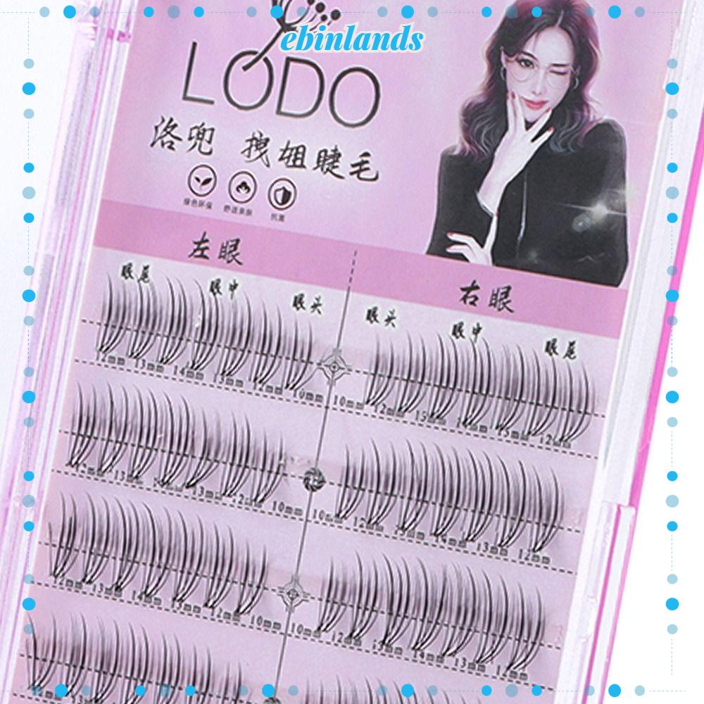 Set 98 Cụm Lông Mi Giả Nối Dài Dày 0.05 Dành Cho Nữ EBINLANDS