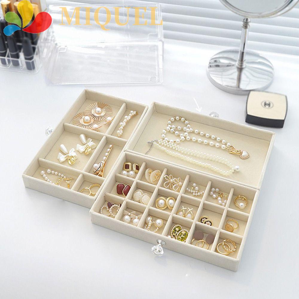 Hộp Acrylic Nhiều Ngăn Trưng Bày Trang Sức Thời Trang Cho Nữ Ốp