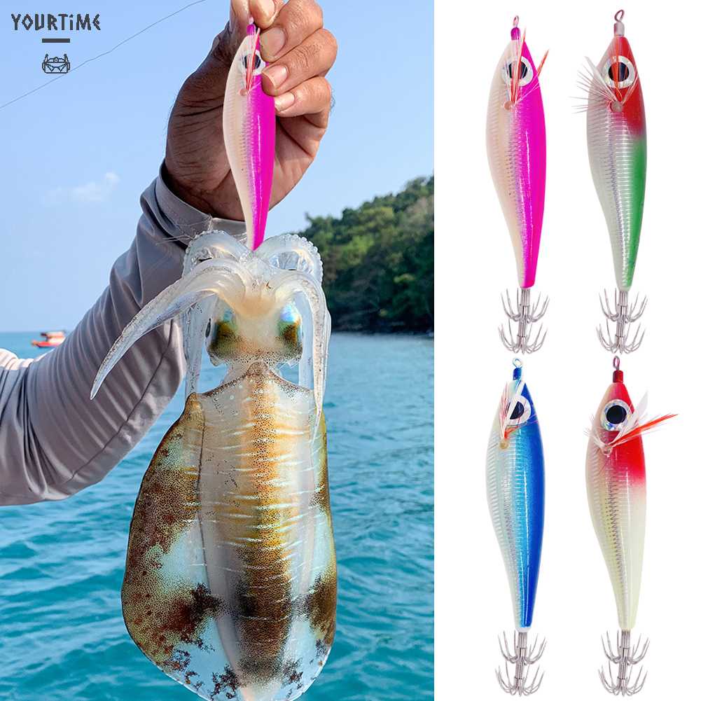 Mồi Câu Cá Giả Hình Con Tôm Phát Sáng