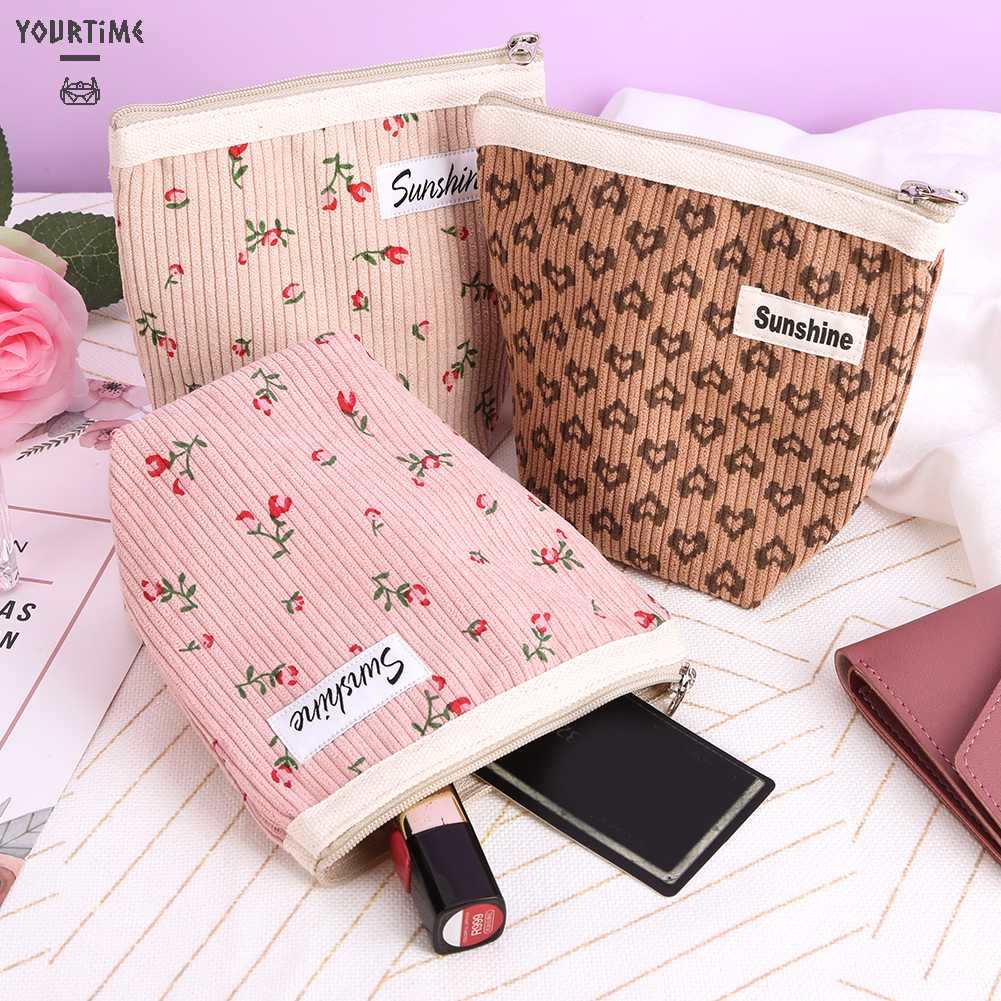 Túi Nhung Đựng Cọ Trang Điểm Gọn Nhẹ Cho Nữ