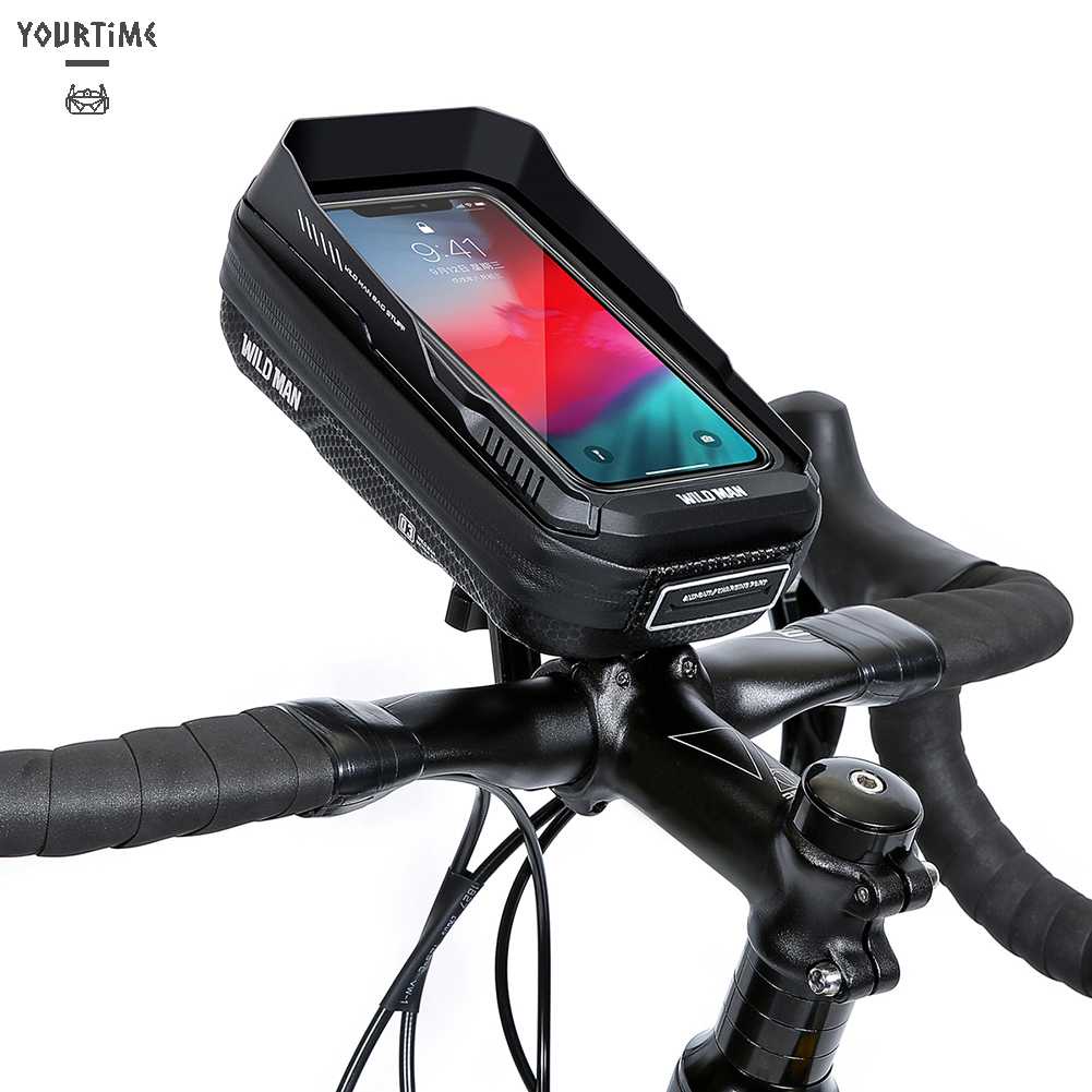 Túi Đựng Điện Thoại Gắn Tay Lái Xe Đạp Bằng EVA Cứng Chống Thấm Nước