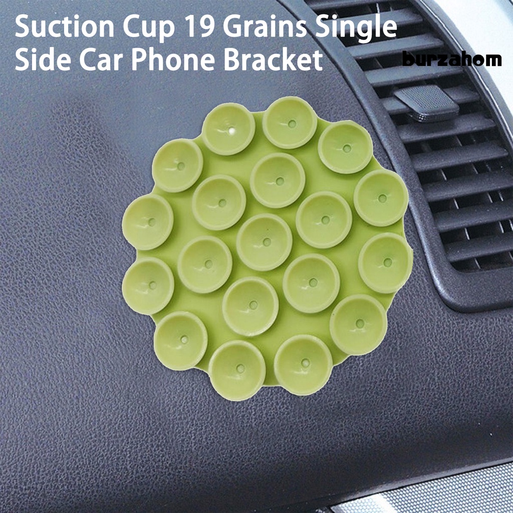 [BU] Giá Đỡ Điện Thoại Silicon Một Mặt Có Giác Hút Mạnh Chống Rơi Vỡ 19 Hạt Có Giác Hút Chắc Chắn Dành Cho Xe