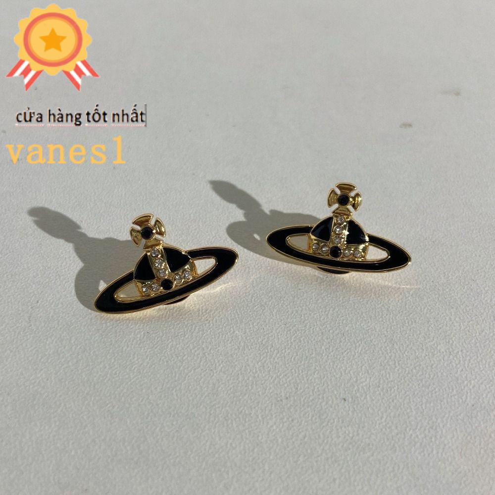 Khuyên Tai VANES1 Hai Màu Phong Cách Hàn Quốc Sang Trọng