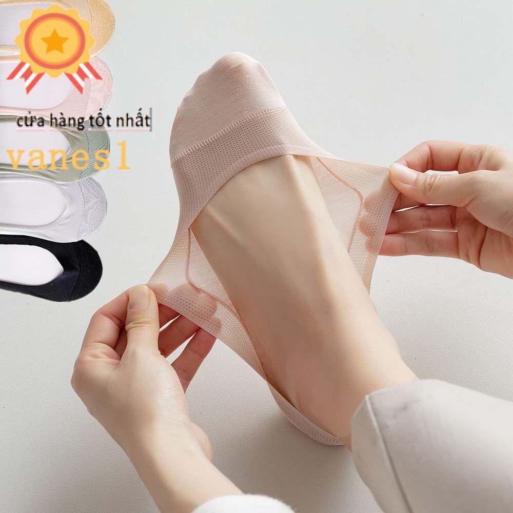 Tất Lưới Thoáng Khí Chống Trượt Màu Sắc Đơn Giản VANES1