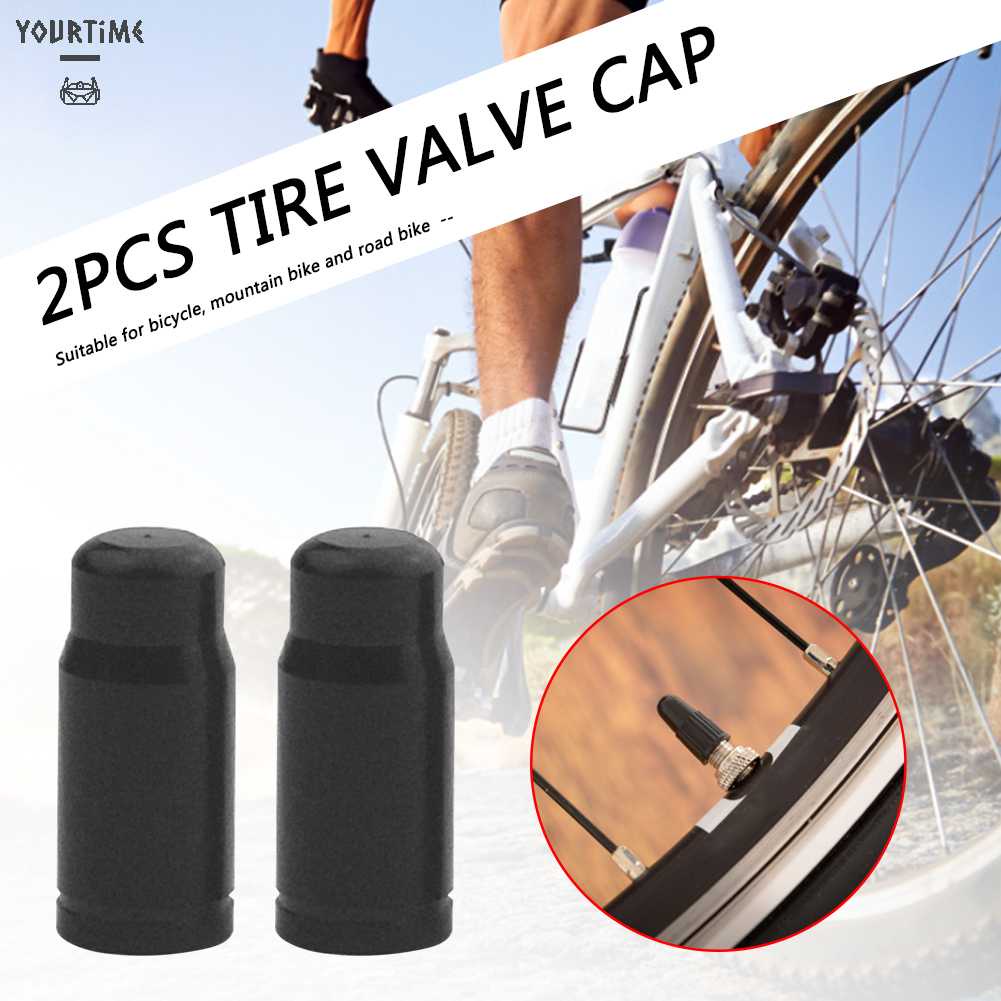 2 Nắp Van Xe Đạp Bằng Hợp Kim Nhôm