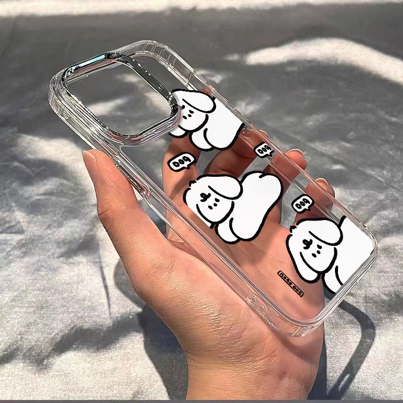 ✅Ốp Điện Thoại Mềm Chống Sốc Hình Cún Dễ Thương Cho Apple Iphone 14Pro 12118 Max YYE6 / 713In