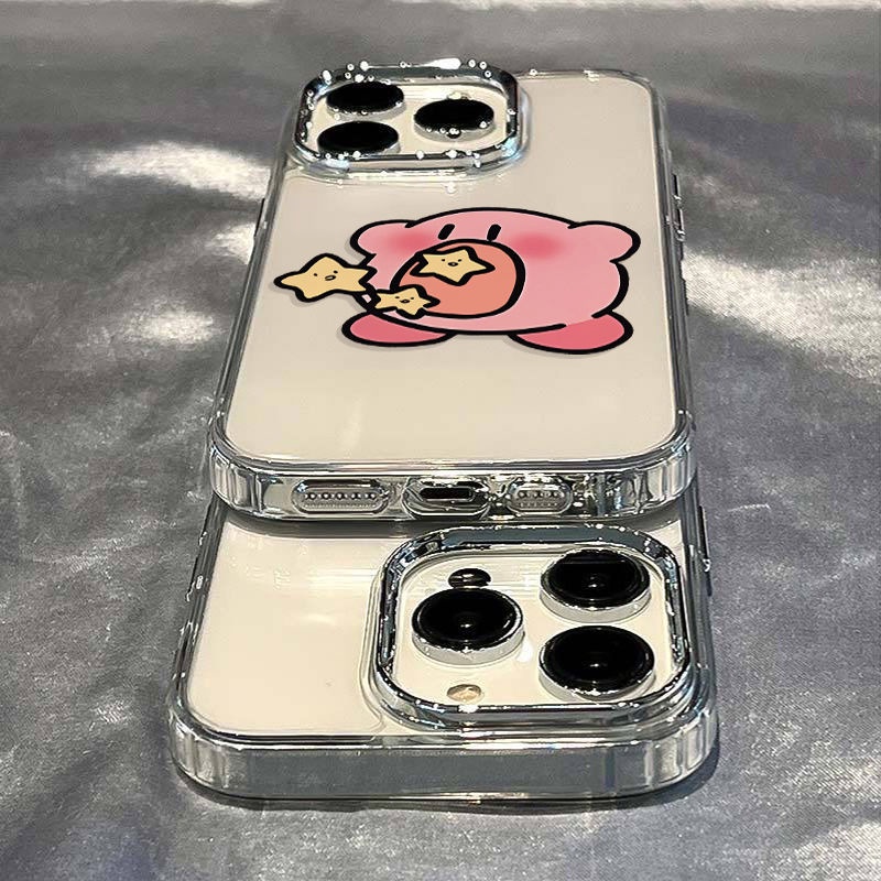 ✅Ốp Điện Thoại Dẻo Họa Tiết Ngôi Sao Kirby / max813 Chống Sốc Cho Iphone 7 12Plus 11 14pro VYS4