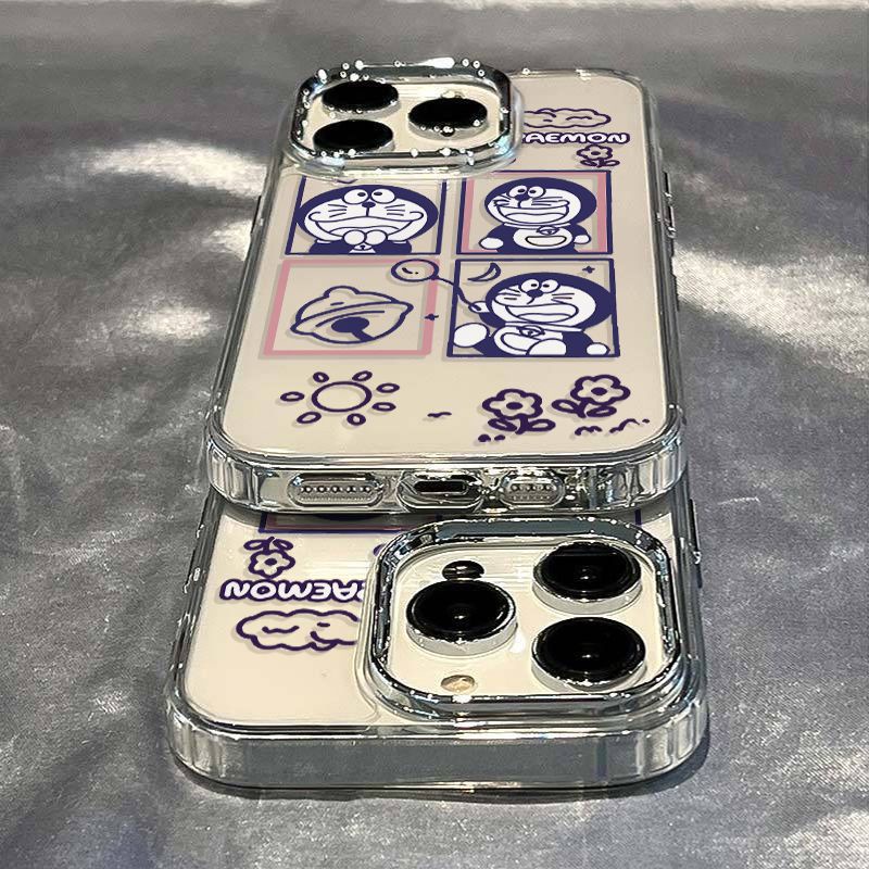 ✅Ốp Điện Thoại Dẻo Họa Tiết Doremon Dễ Thương Chống Sốc Cho iPhone12 M9UK 137 8ins plus14pro / max 11 127