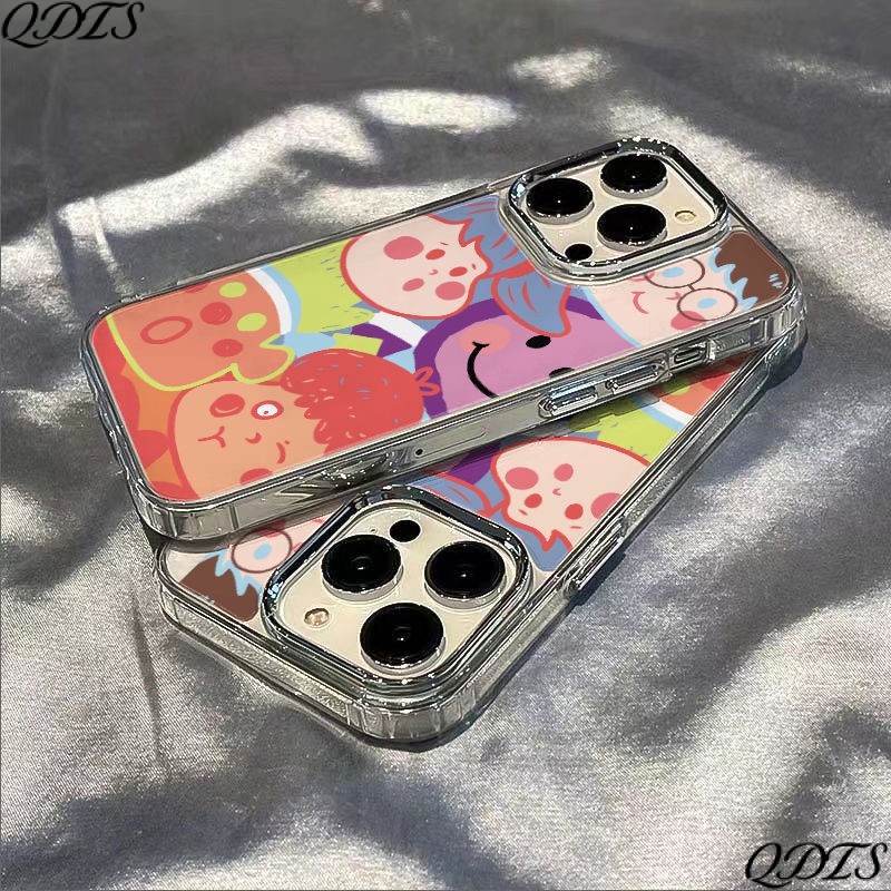 ✅Ốp Điện Thoại Dẻo Họa Tiết Phong Cách Graffiti Đơn Giản Chống Sốc Cho Iphone1213 814pro 11In Style 7plus