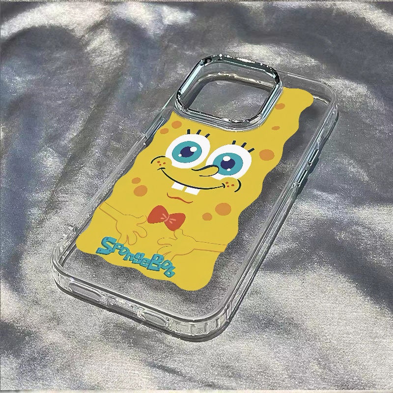 ✅Ốp Điện Thoại Dẻo Họa Tiết Hoạt Hình SpongeBob Dễ Thương Chống Sốc Cho Iphone13Iphone12In Style 8plus Apple 14pro7 max 11 XKHN