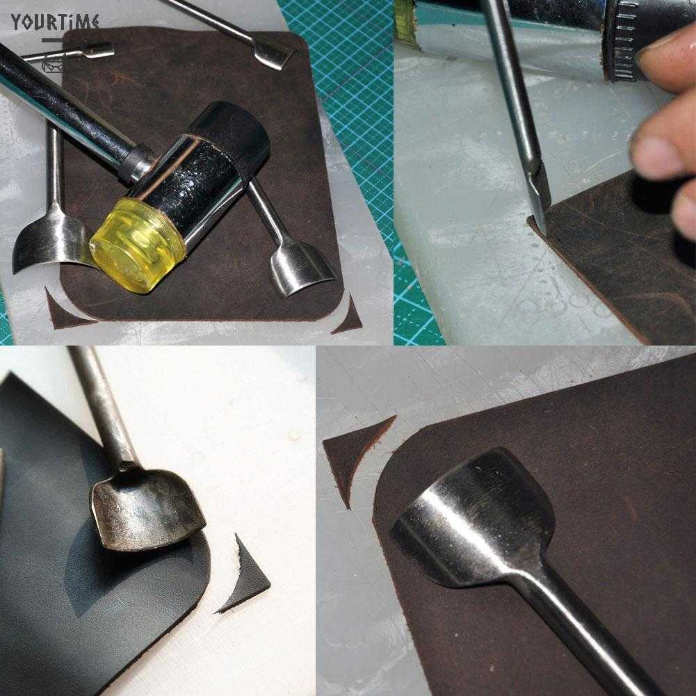 Bộ Dụng Cụ Làm Đồ Da Thủ Công 9 Kích Cỡ Ví