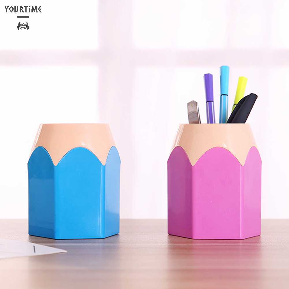 Lọ Đựng Cọ Trang Điểm / Bút Để Bàn Tiện Dụng Cho Văn Phòng