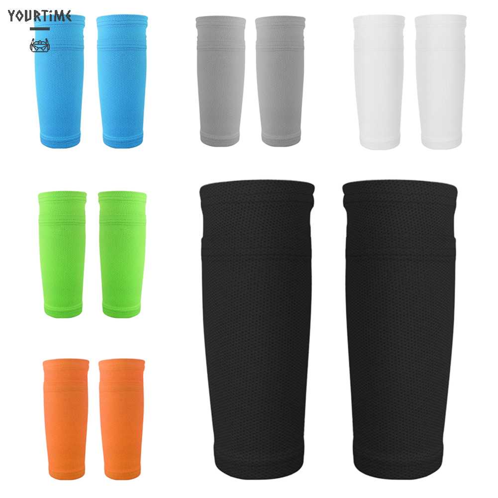 1 Cặp Ống Tay Áo Bằng Nylon Mềm Thoáng Khí Cho Môn Bóng Đá