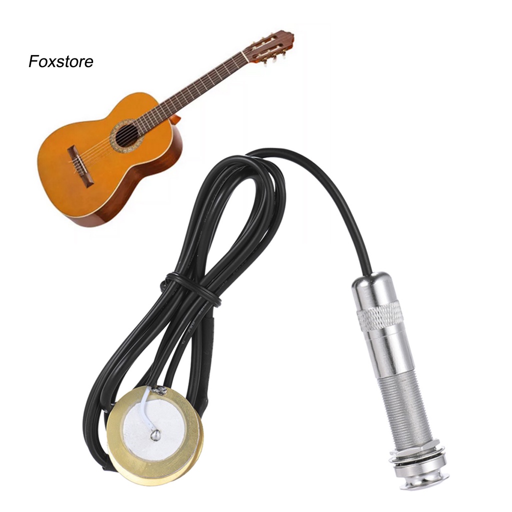 Thiết Bị Pickup 3 Đầu Không Cần Đục Lỗ Dễ Lắp Đặt Cho Đàn Guitar Acoustic