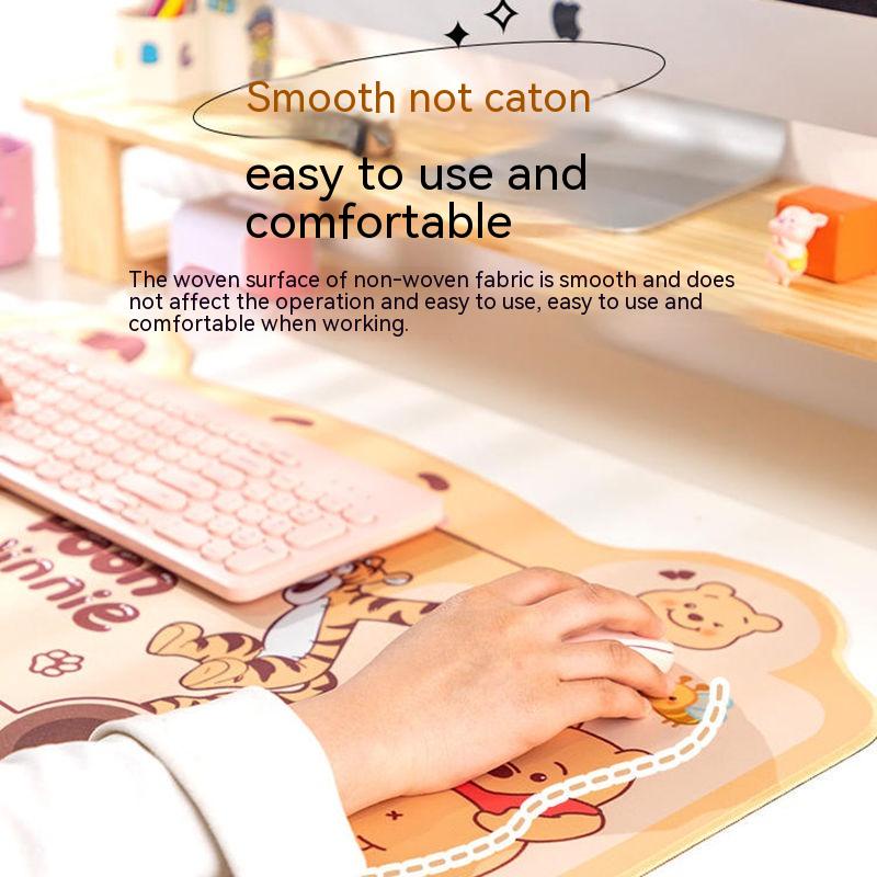 Tấm Lót Chuột Và Bàn Phím Máy Tính In Hình Cô Gái Dễ Thương