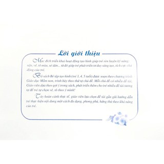 Sách Bé Tập Tạo Hình (5-6 Tuổi)