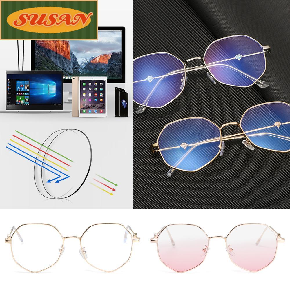 Kính Mát Gọng Kim Loại Siêu Nhẹ Chống Tia UV Thời Trang Unisex