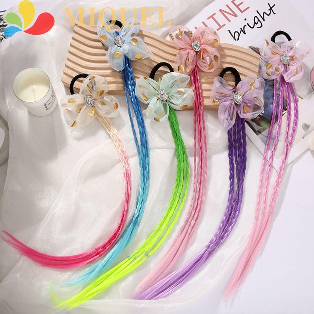 Tóc Giả Bồng Bềnh Tự Nhiên Nhiều Màu Sắc Dễ Thương Dành Cho Bé Gái