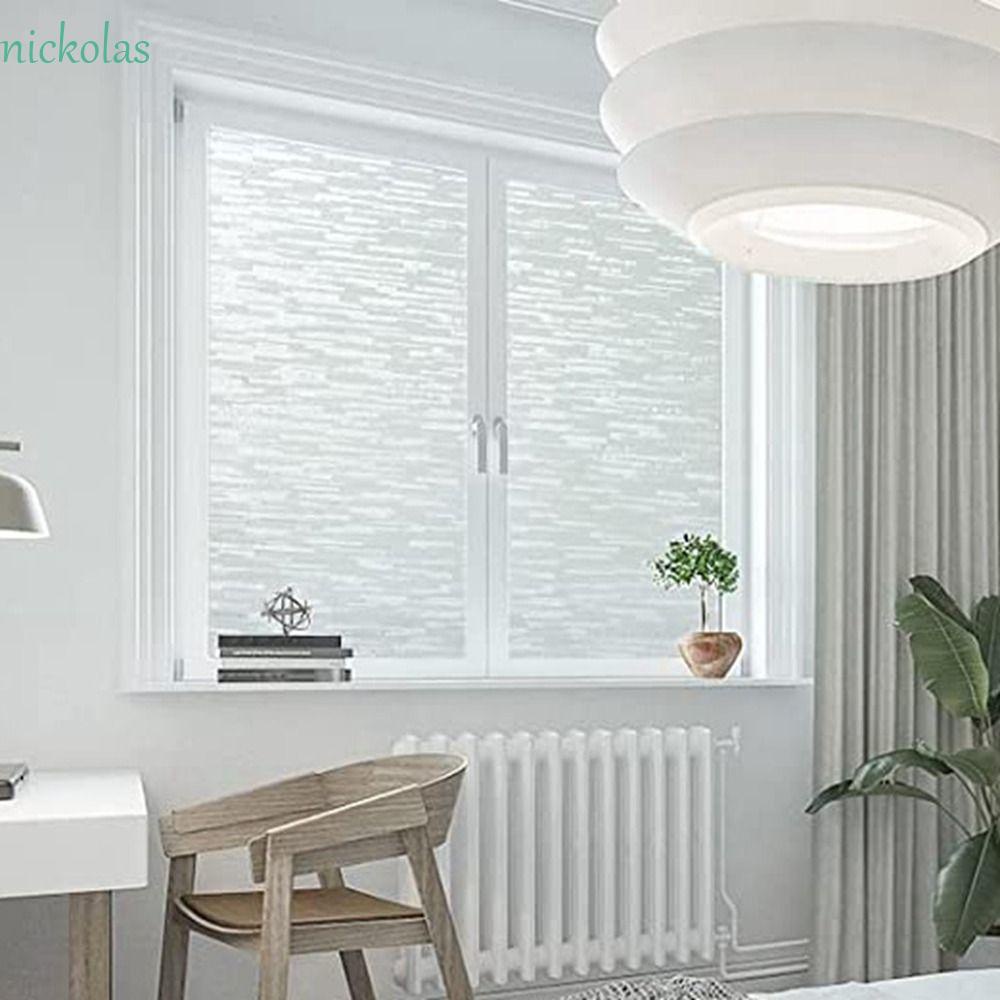 Miếng Dán Cửa Kính Hai Mặt Họa Tiết Vân Đá Cẩm Thạch Đơn Giản