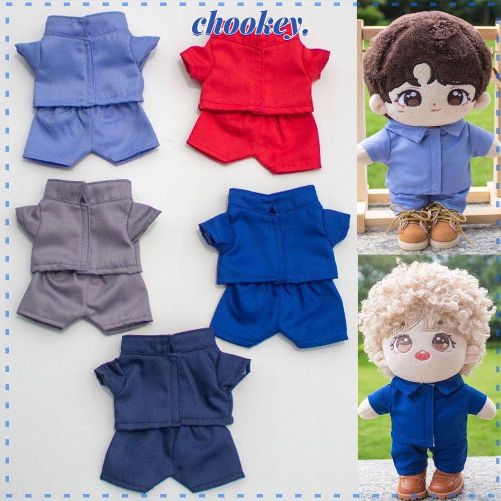 CHOOKEY 1 Bộ Quần Áo Jean Thời Trang Cho Búp Bê 15cm / 20cm