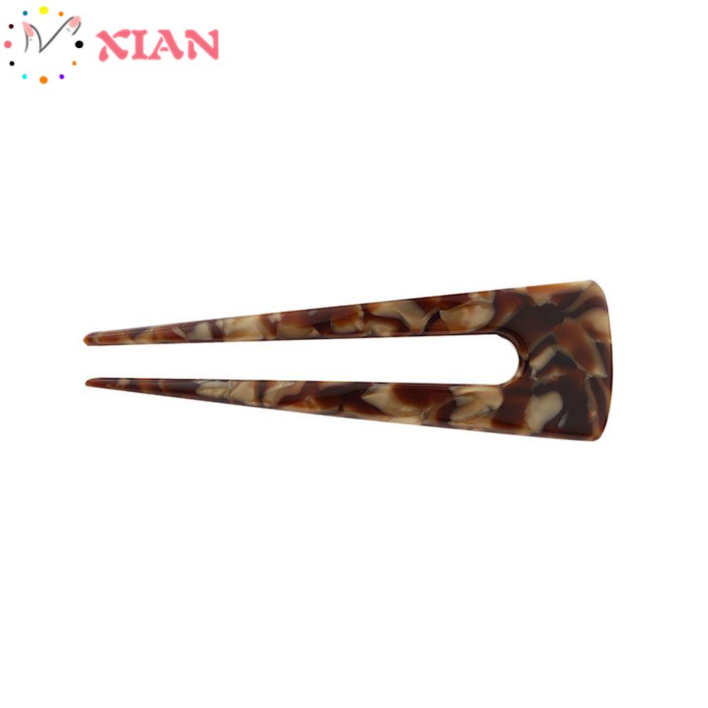 Trâm Cài Tóc Kim Loại Hình Chữ U Phong Cách Vintage Dành Cho Nữ XIANTIN