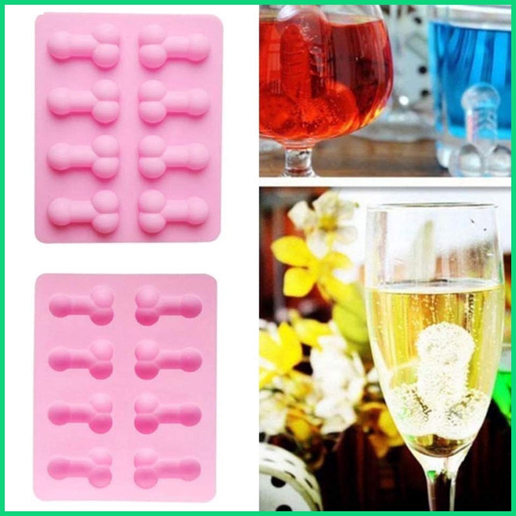 Khuôn Làm Đá Bi 8 Ngăn Dễ Tháo Lắp Tiện Dụng DIY