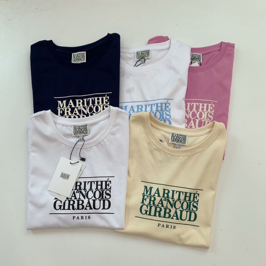 Áo Thun Tay Ngắn In Hình Marithe Niche jennie Thời Trang Mùa Hè 2023 Phong Cách Hàn Quốc Cho Nữ