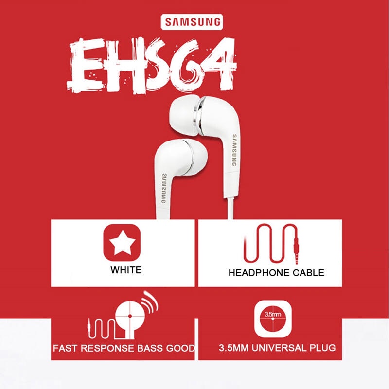 Tai Nghe Nhét Tai Có Dây 3.5mm Kèm Mic 3.5mm Cho Samsung Ohs64