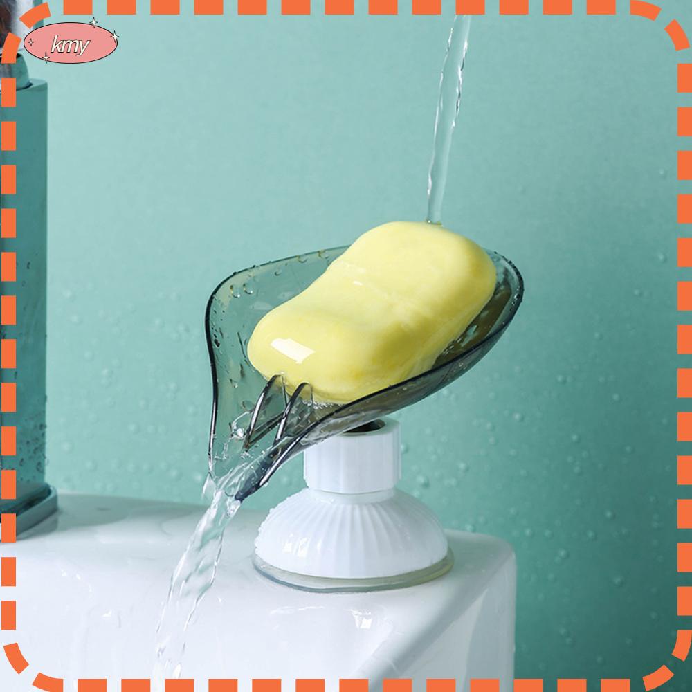 Giá Đỡ Xà Phòng Hình Chiếc Lá Có Giác Hút Gắn Bồn Rửa Nhà Bếp