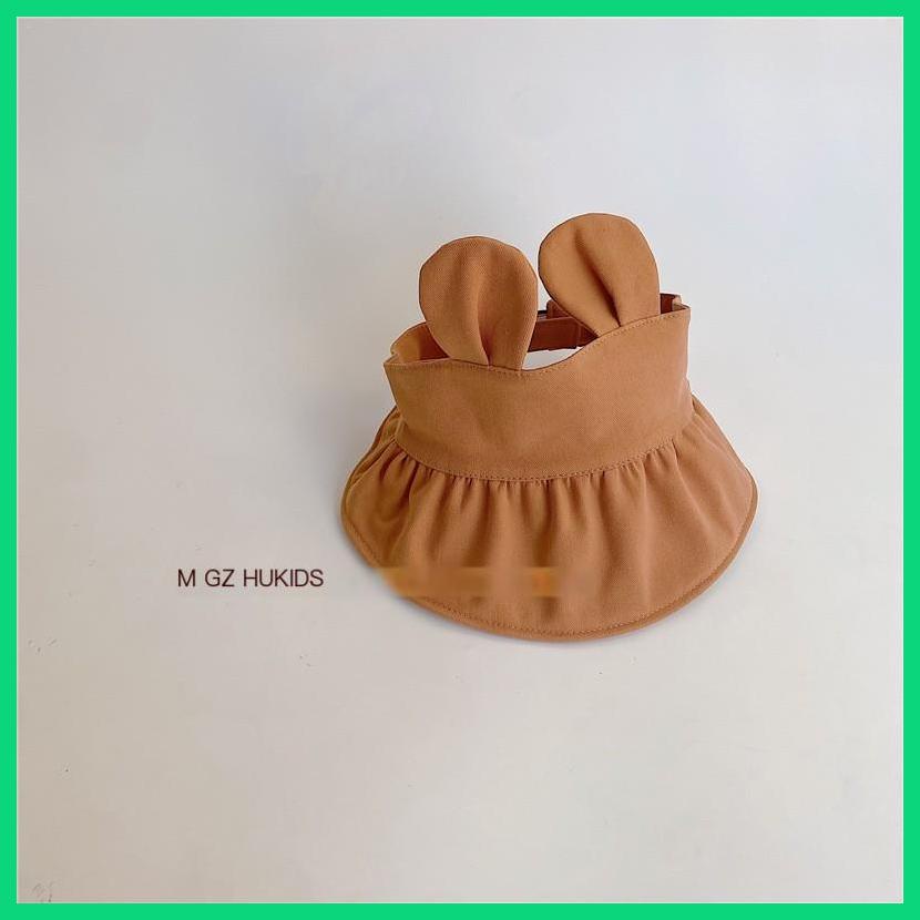 Mũ Chống Nắng Mềm Mại Thoải Mái Gắn Tai Gấu Dễ Thương Phong Cách Hàn Quốc Cho Bé