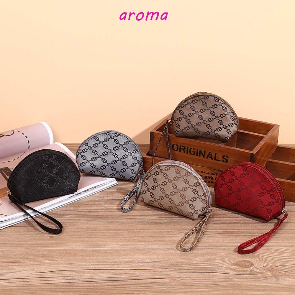 Ví Đựng Tiền Xu Có Khóa Kéo In Họa Tiết Đơn Giản Thời Trang Phong Cách Hàn Quốc Cho Nữ