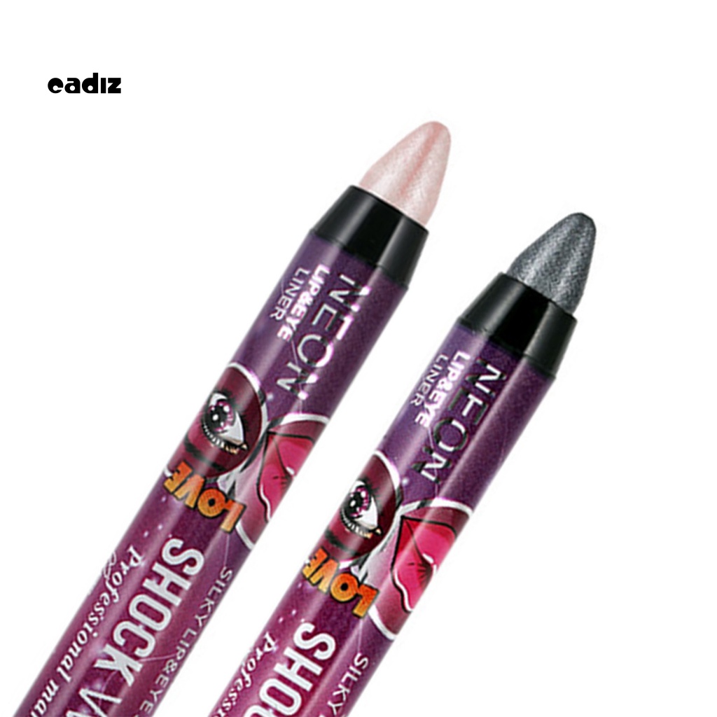Bút Phấn Mắt Chuyên Nghiệp 2 Trong 1 Gồm 12 Màu Tùy Chọn