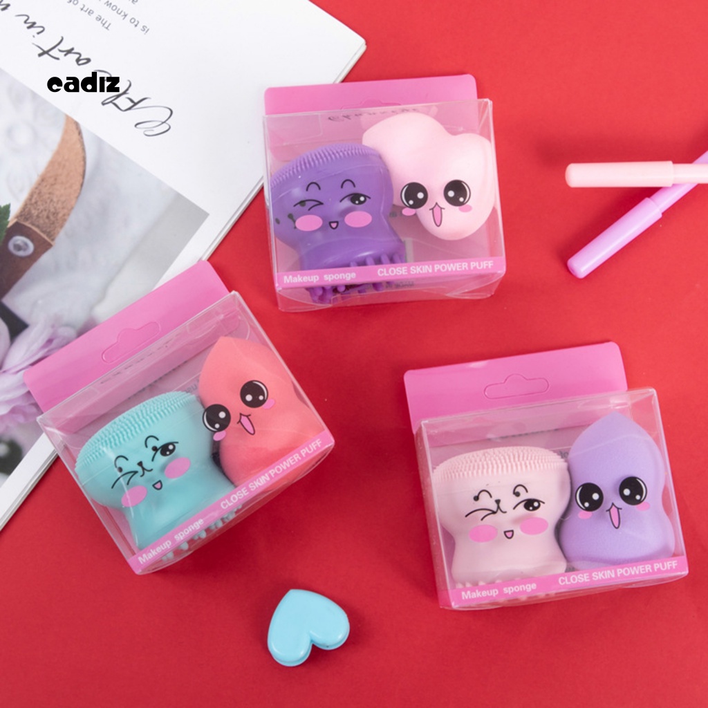 Cọ Rửa Mặt Bằng Silicon Mềm Hình Bạch Tuộc Cho Học Sinh