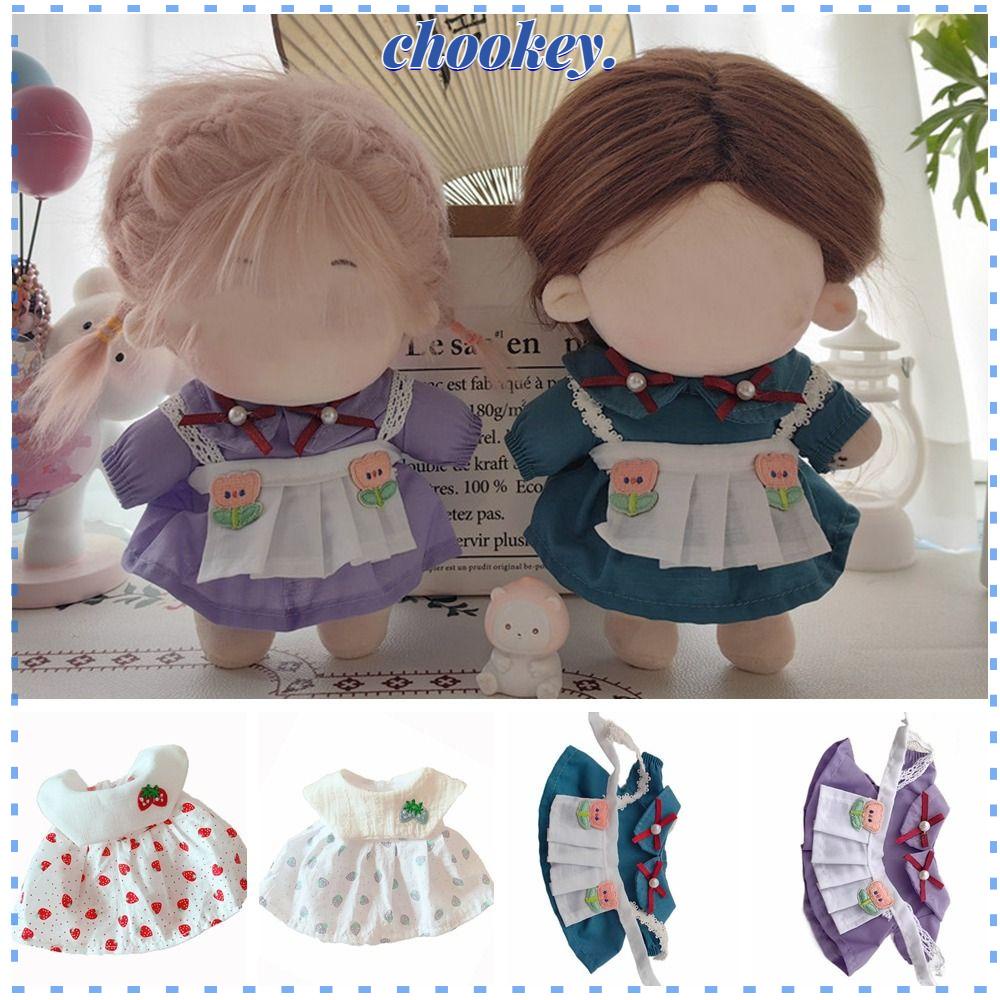 CHOOKEY Váy Dâu Tây Thay Thế Cho Búp Bê 20CM