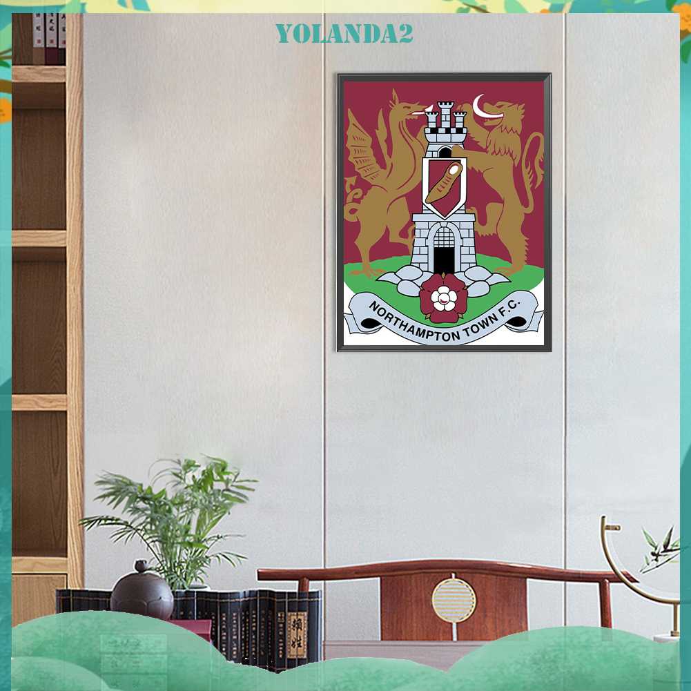 Tranh Đính Đá Kim Cương Toàn Bộ 5D DIY Hình Vẽ Thành Phố Northampton