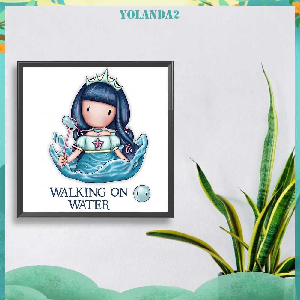 Tranh Đính Đá Kim Cương Toàn Bộ 5D DIY Hình Búp Bê