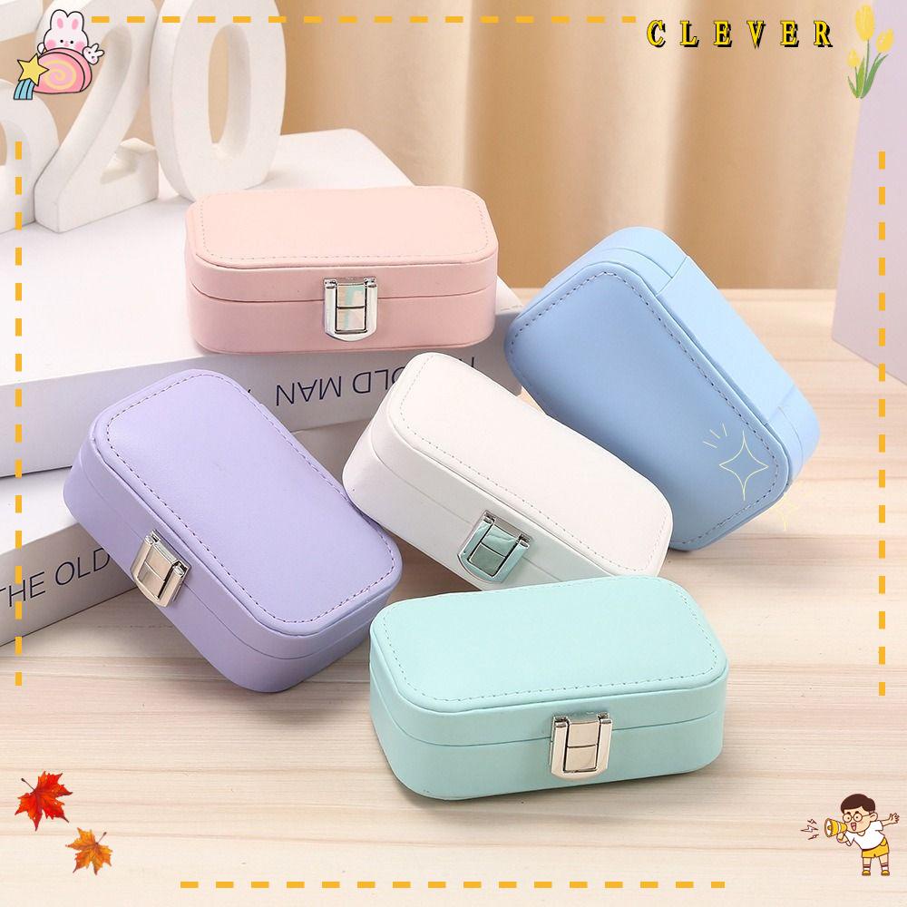 Hộp Đựng Trang Sức Bằng Da Thiết Kế Nhỏ Gọn Tiện Dụng Ốp