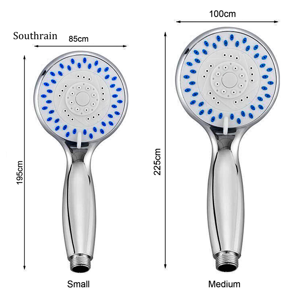 Đầu Vòi Sen Áp Suất Cao 3 / 5 Chế Độ Tiết Kiệm Nước Cho Nhà Tắm