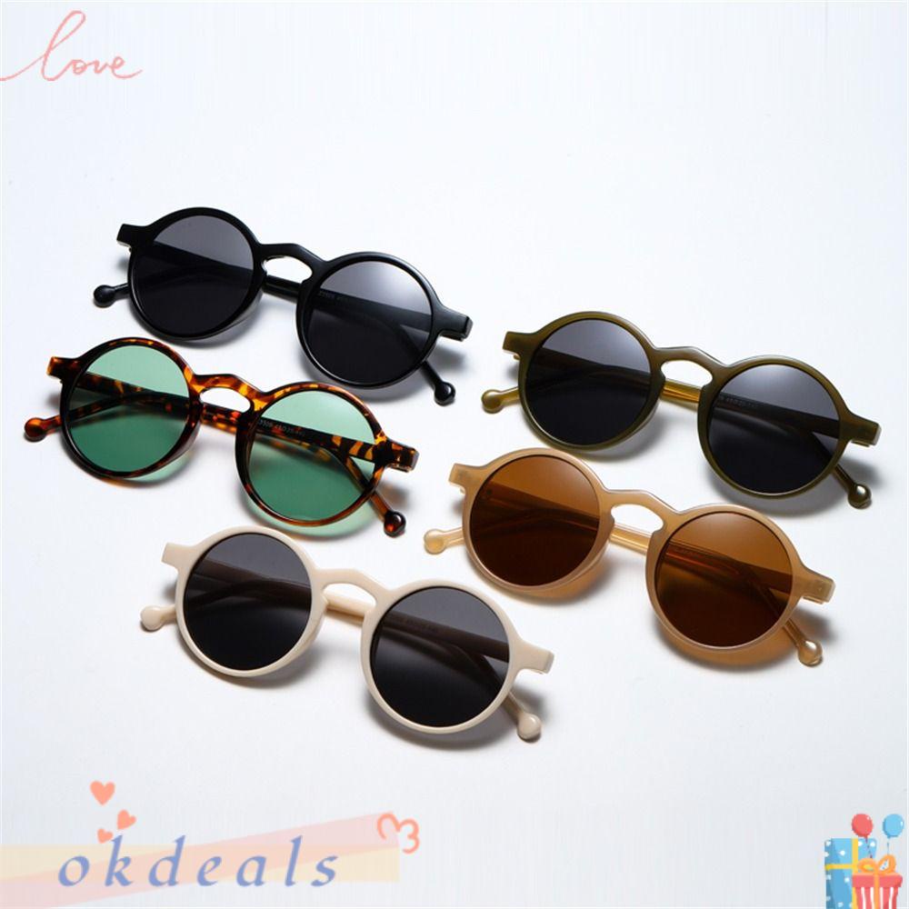 Kính Mát Tròng Chống Tia UV400 Phong Cách Cổ Điển Cho Nam Và Nữ