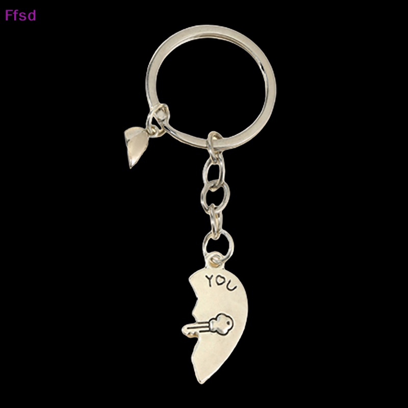 1 Cặp Móc Khóa Cặp Cảm Ứng Từ Tính Dùng Làm Quà Tặng Cho Bạn Trai