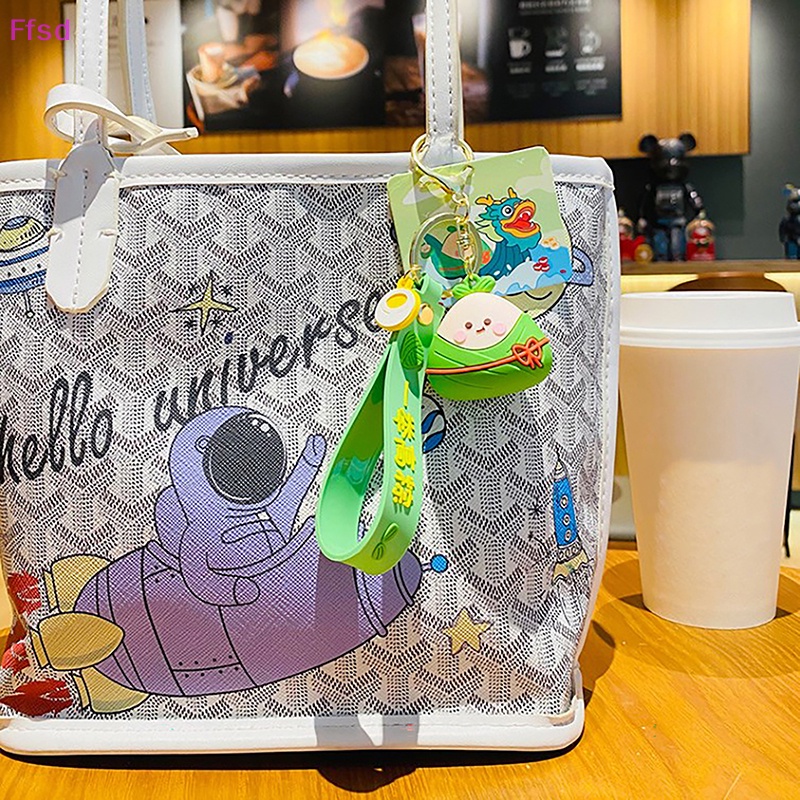 {Ffsd} Móc Khóa Hình Rồng Thuyền Hoạt Hình Sáng Tạo Zongzi Tinh Tế Dễ Thương Làm Quà Tặng Kỳ Nghỉ Và Túi Xách