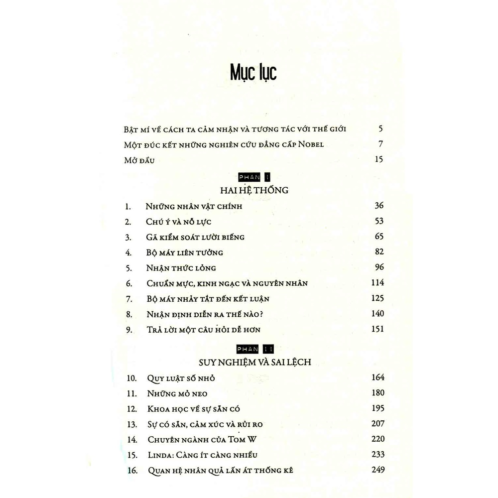 Sách - Tư Duy Nhanh Và Chậm