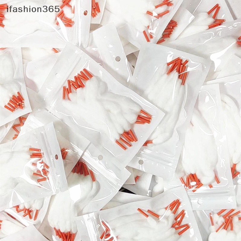 Túi 10 Bông Tẩy Trang Bằng Cotton Họa Tiết Kẻ Sọc Dễ Sử Dụng DIY ifashion365