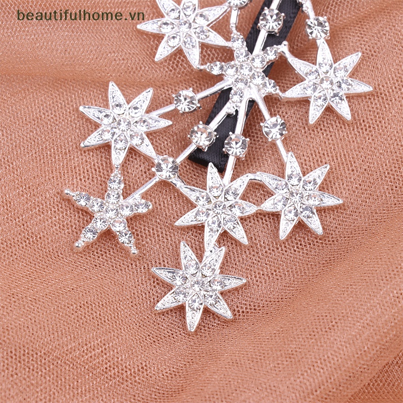 Kẹp Tóc Hình Ngôi Sao Đính Đá Xinh Xắn Cho Nữ