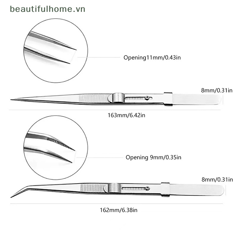 Nhíp Cố Định Bằng Thép Không Gỉ Chuyên Dụng Cho Tự Làm Trang Sức