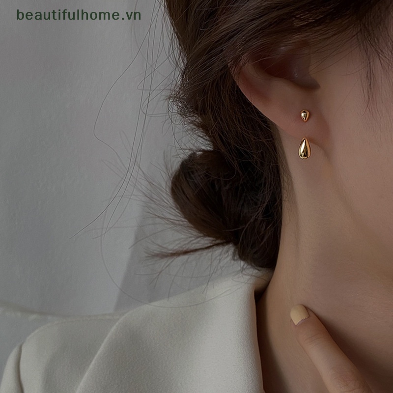 1 Đôi Bông Tai Hình Giọt Nước Thời Trang Mùa Hè Dành Cho Nữ