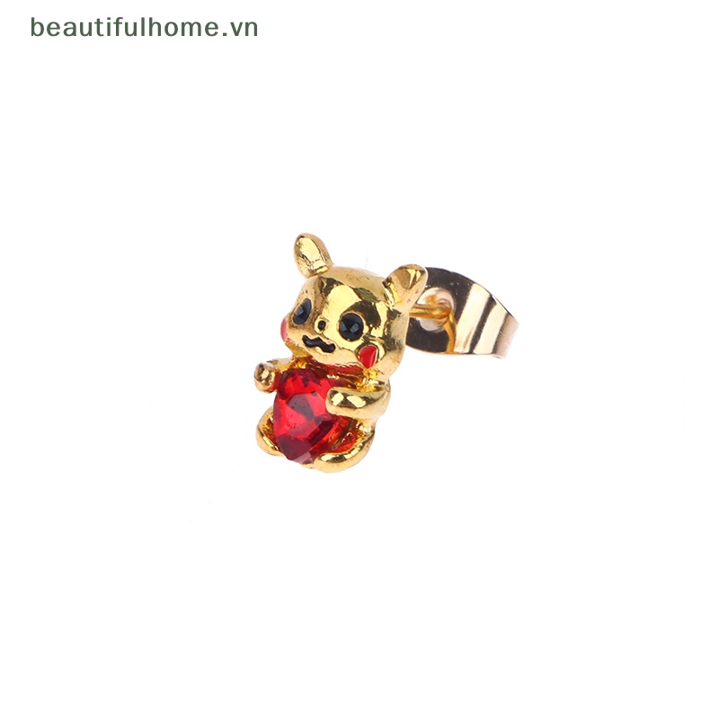 [beautifulhome] Vòng cổ Mặt Đá Trắng Hình Trái Tim Hoạt Hình Sáng Tạo Dễ Thương [beauty]