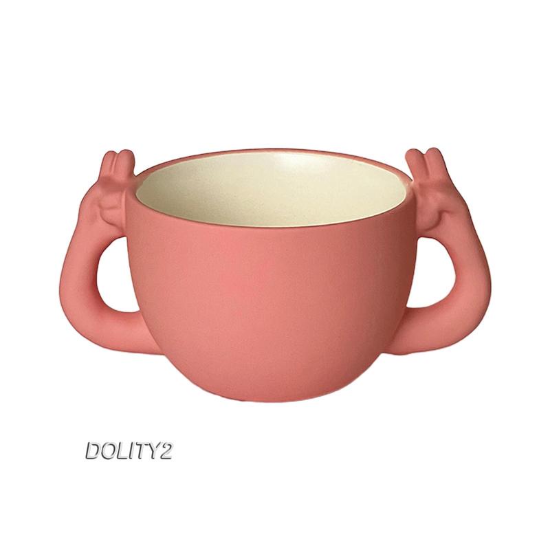 Bộ 2 Cốc Sứ Uống Nước / Trà Sữa / Cà Phê Thiết Kế Độc Đáo Tiện Dụng Cho Gia Đình