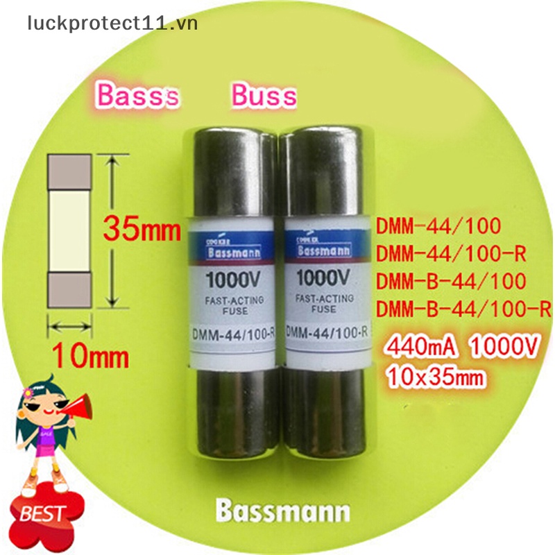 # Dây Cáp 3C &amp; NEW 3C # Cầu Chì OEM DMM-44 / 100-R DMM-B-44 / 100-R 400mA 1000V Chất Lượng Cao 10 * 35MM